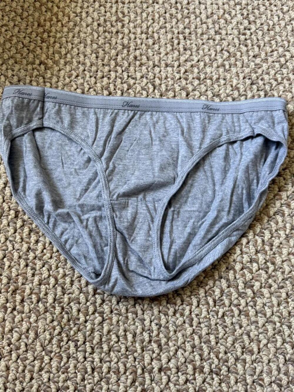 Gray Hanes cotton & polyester underwear